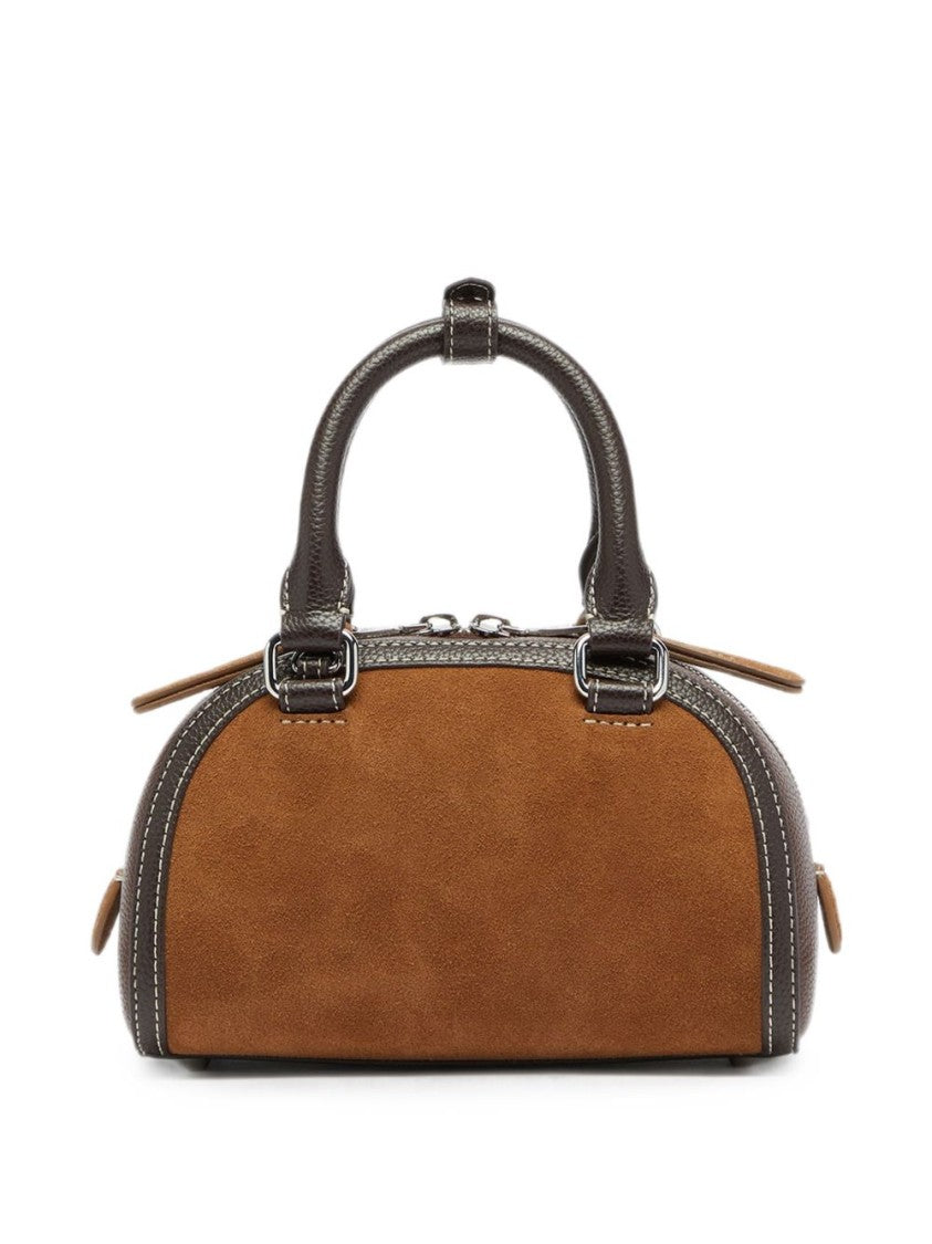 Diesel Oval Patch Structured Dual Handle Handbag