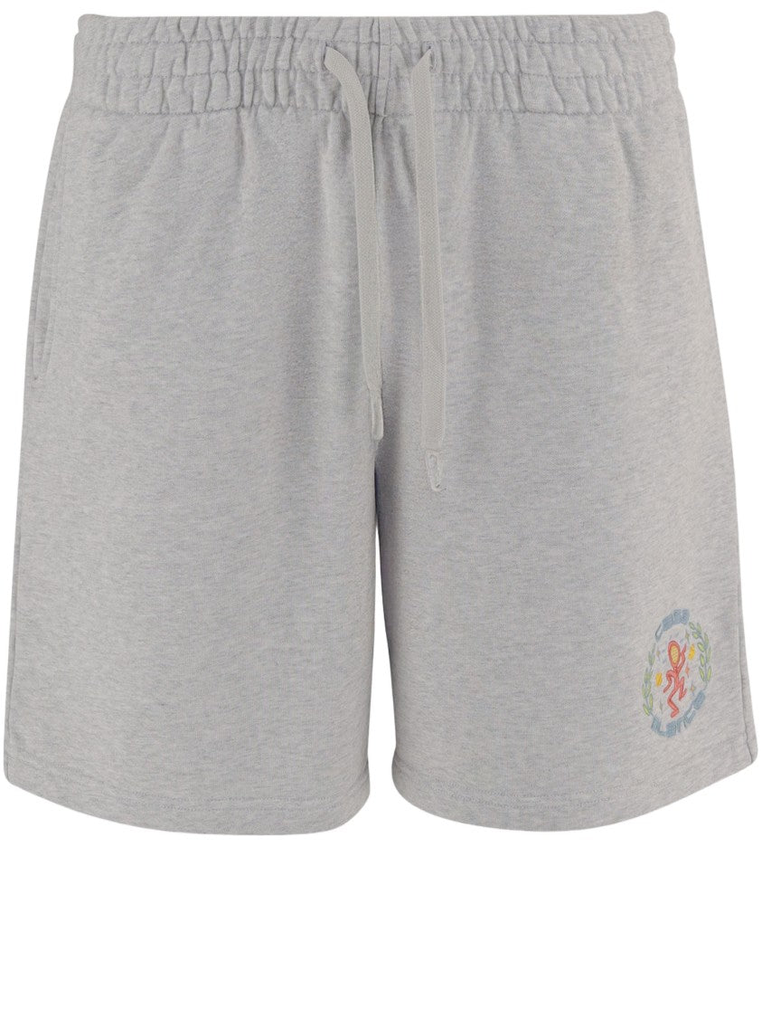 Casablanca Light Grey Shorts With Elasticated Waist