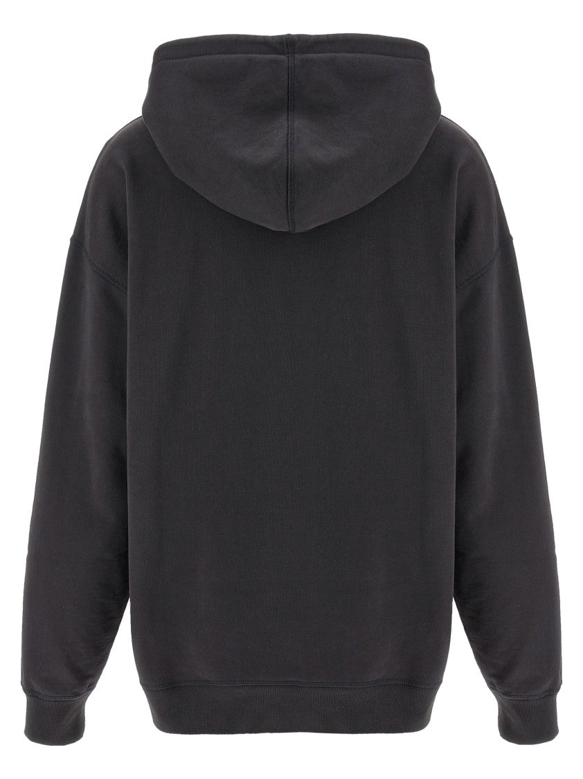 Ganni Grey Animal Print' Hoodie