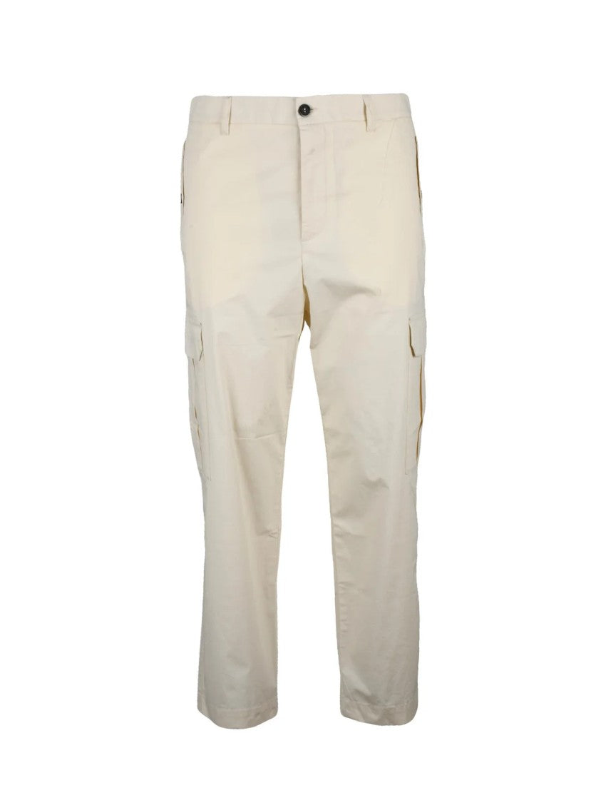 Barena White Stretch Trousers