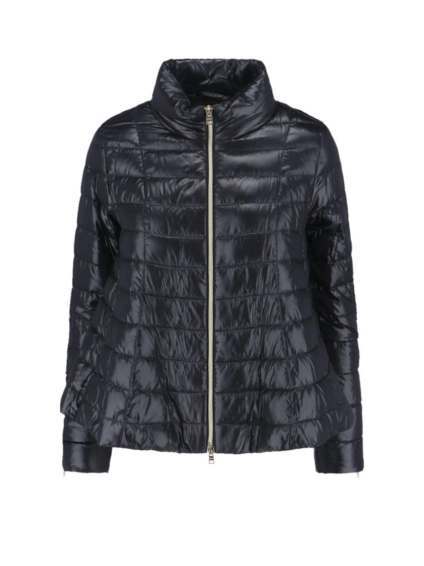 Herno Tailored Black Jacket With High Collar