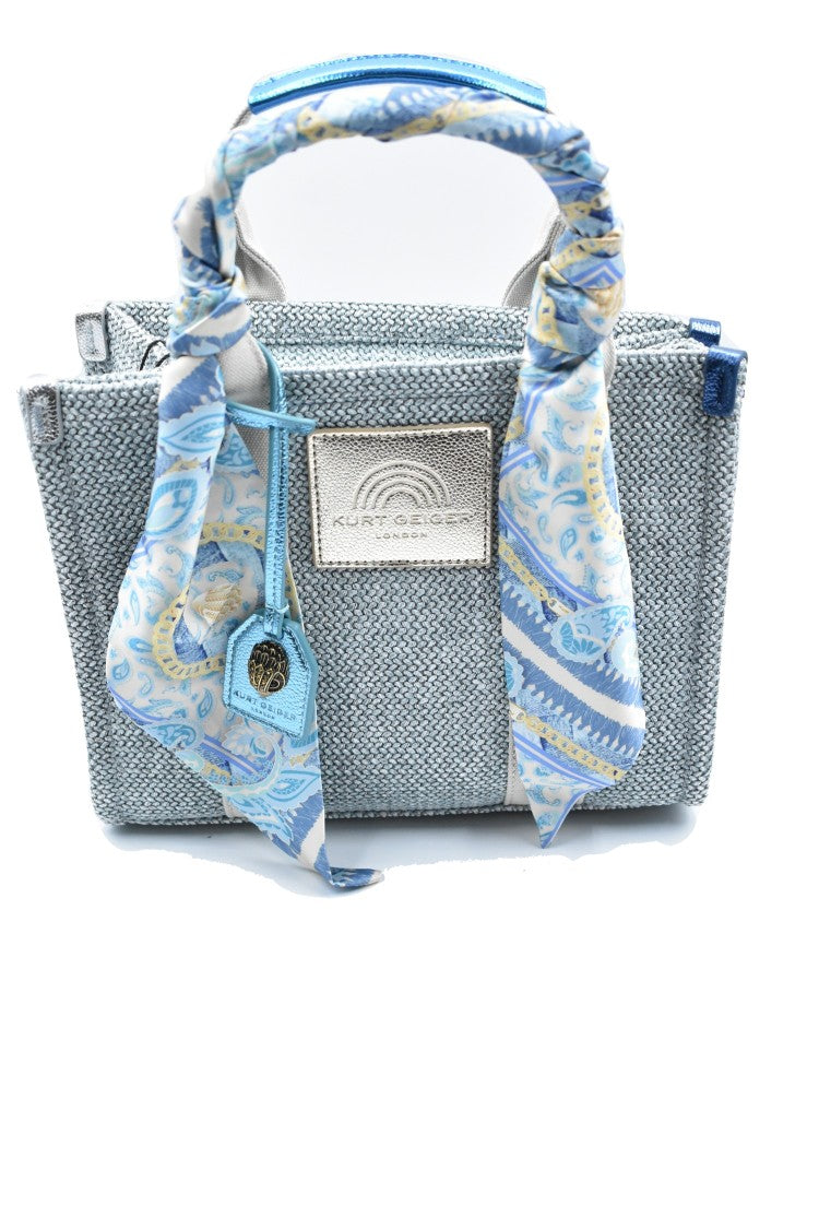 Kurt Geiger Textured Grey Tote Bag