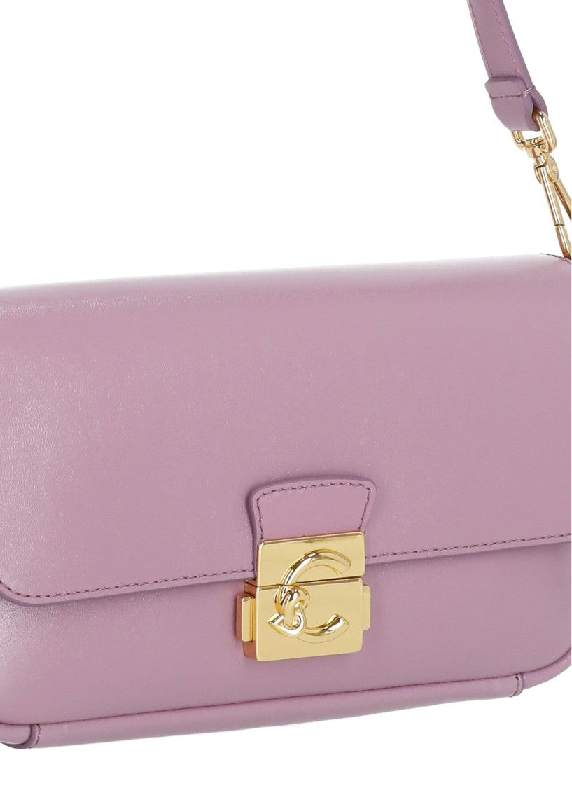 Coccinelle C-Me Lock Medium Shoulder Bag With Gold-Tone Detailing