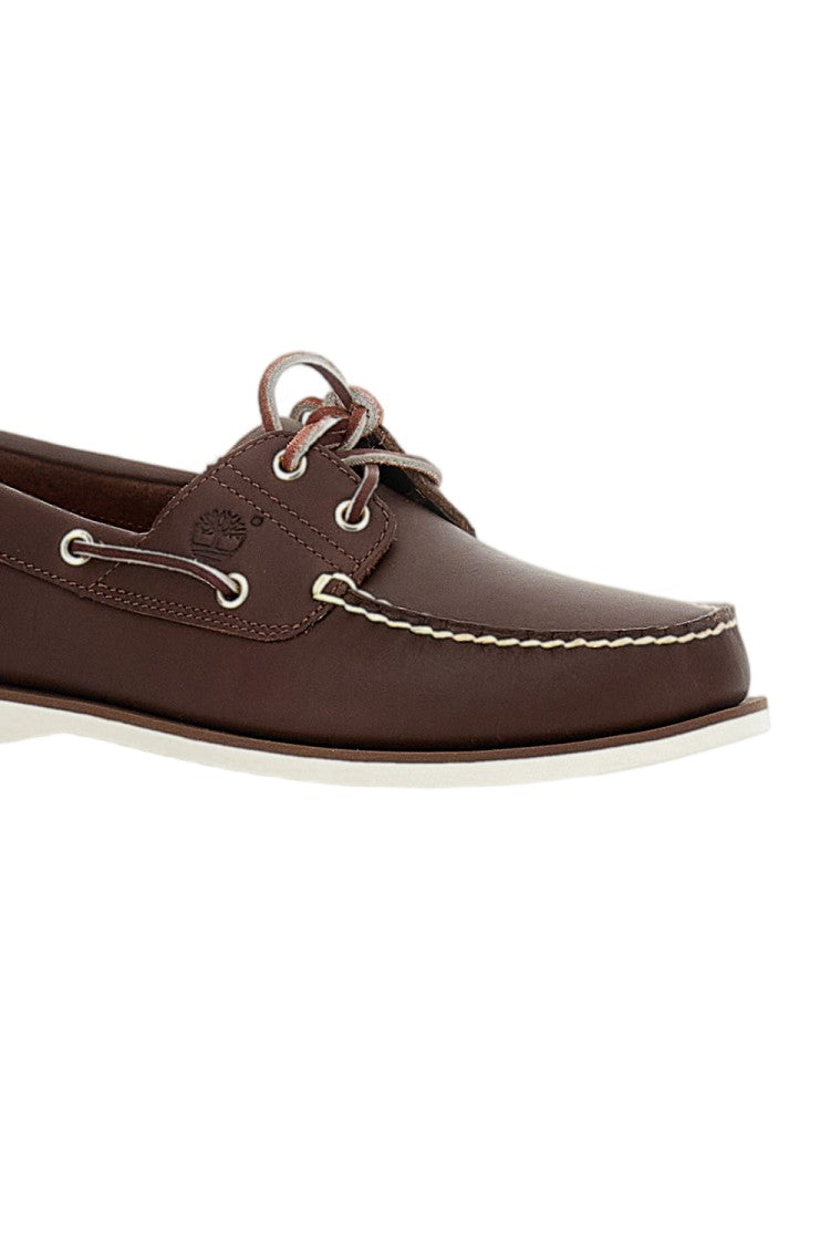 Timberland Brown 'Classic Boat' Leather Boat Shoes