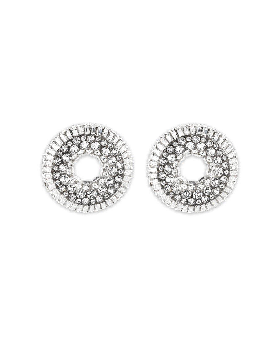 Aquazzura Hoop Crystal Mini Earrings