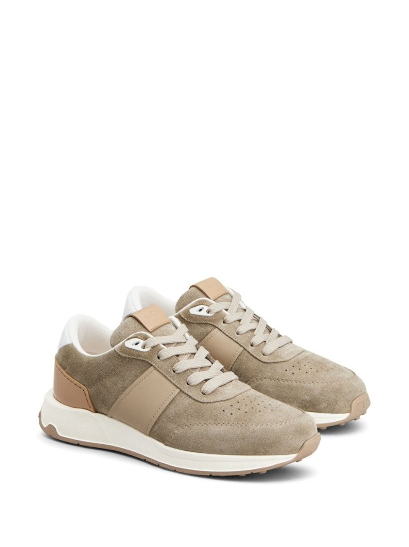Tod's Taupe Reverse Sneakers