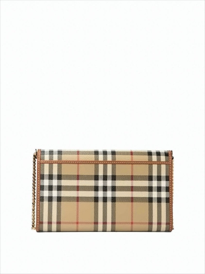 Burberry Rectangular Checkered Crossbody Bag