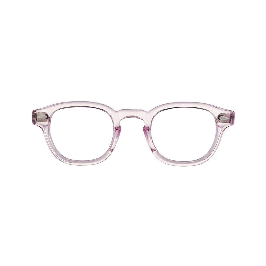 Moscot Or-Lem-O Lemtosh Translucent Acetate Eyeglasses With Rounded Square Lenses
