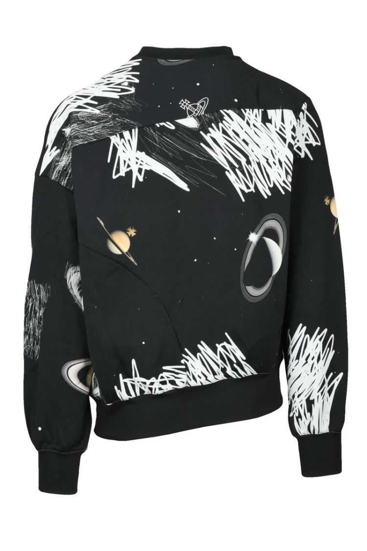 Vivienne Westwood Drunken Sweatshirt Cotton Polyamide - Black