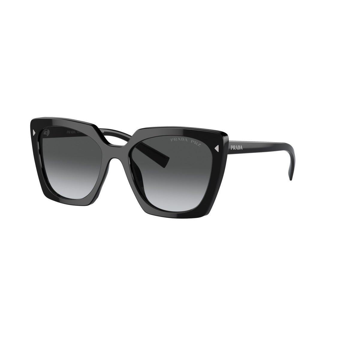 Prada 0Pr 23Zs Oversized Black Acetate Sunglasses