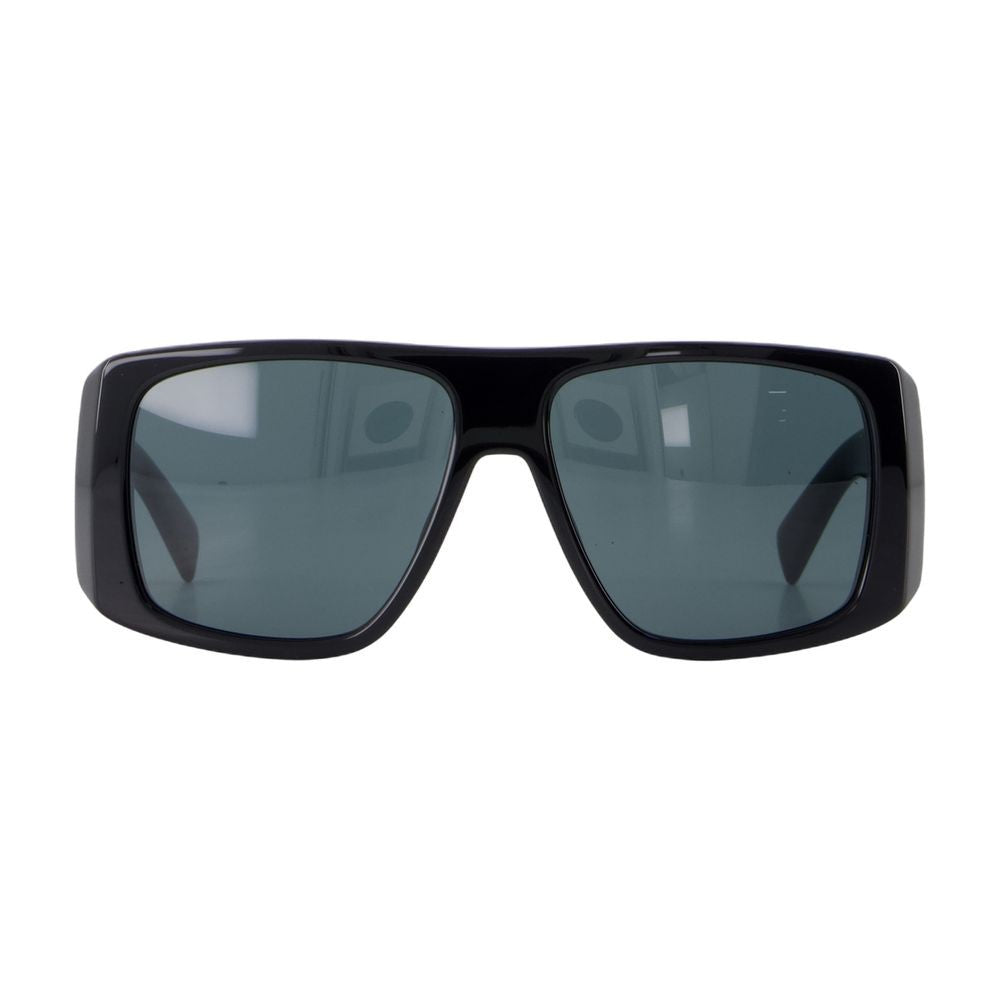 Saint Laurent Oversized Rectangular Black Acetate Sunglasses