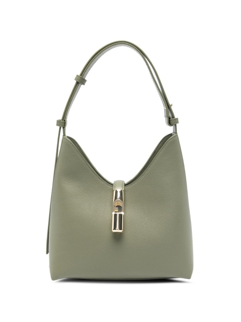 Furla Structured Handbag In Pebbled Leather