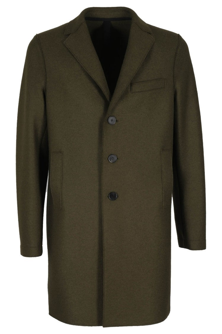 Harris Wharf London Boxy Virgin Wool Coat