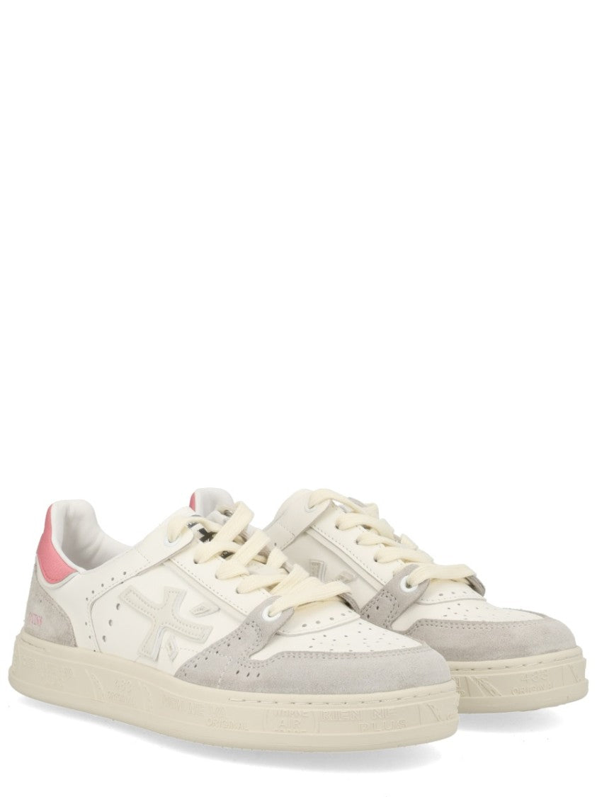 Premiata Quinnd 8214 Goat Leather Sneakers