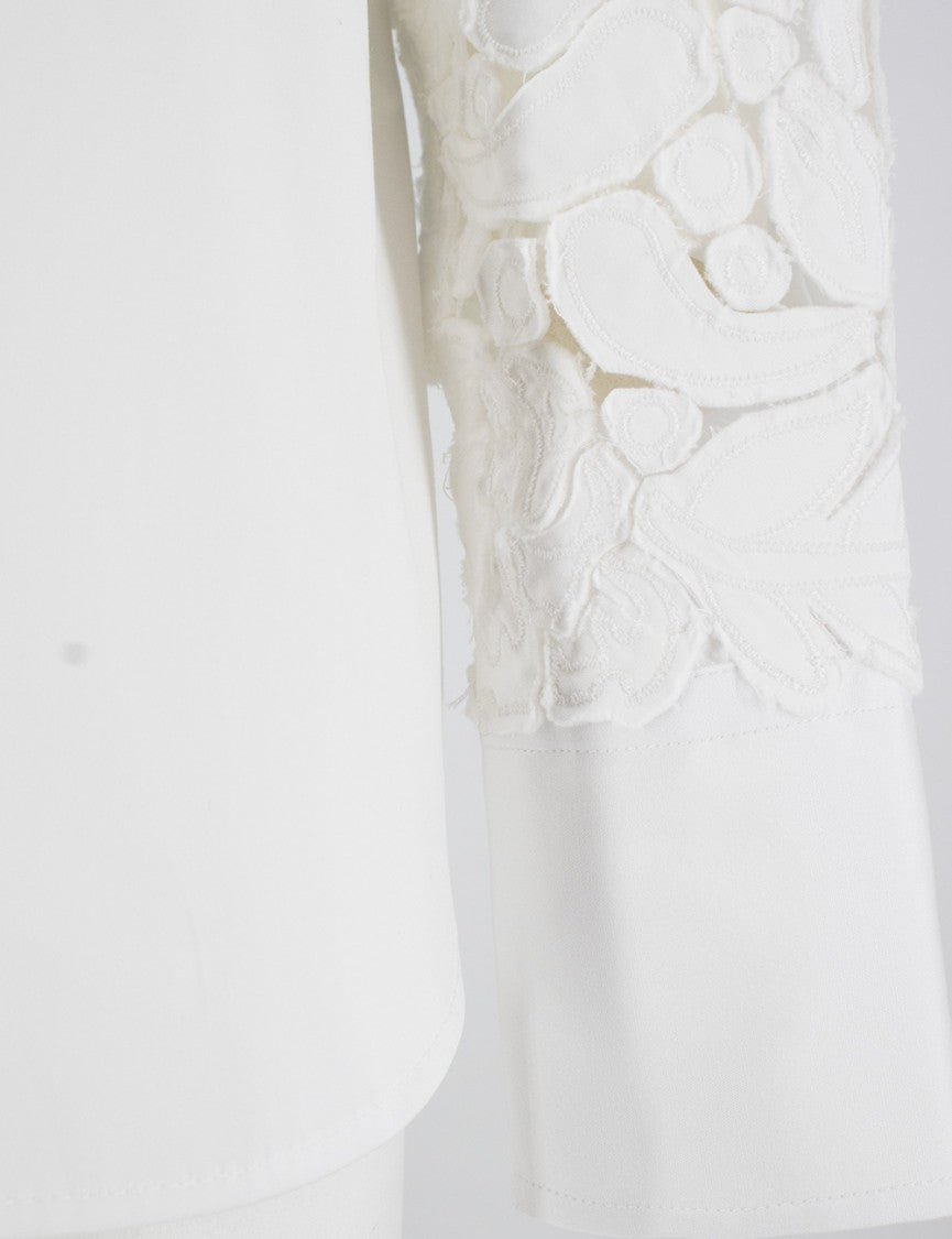 Ermanno Scervino Bright White Cotton Shirt