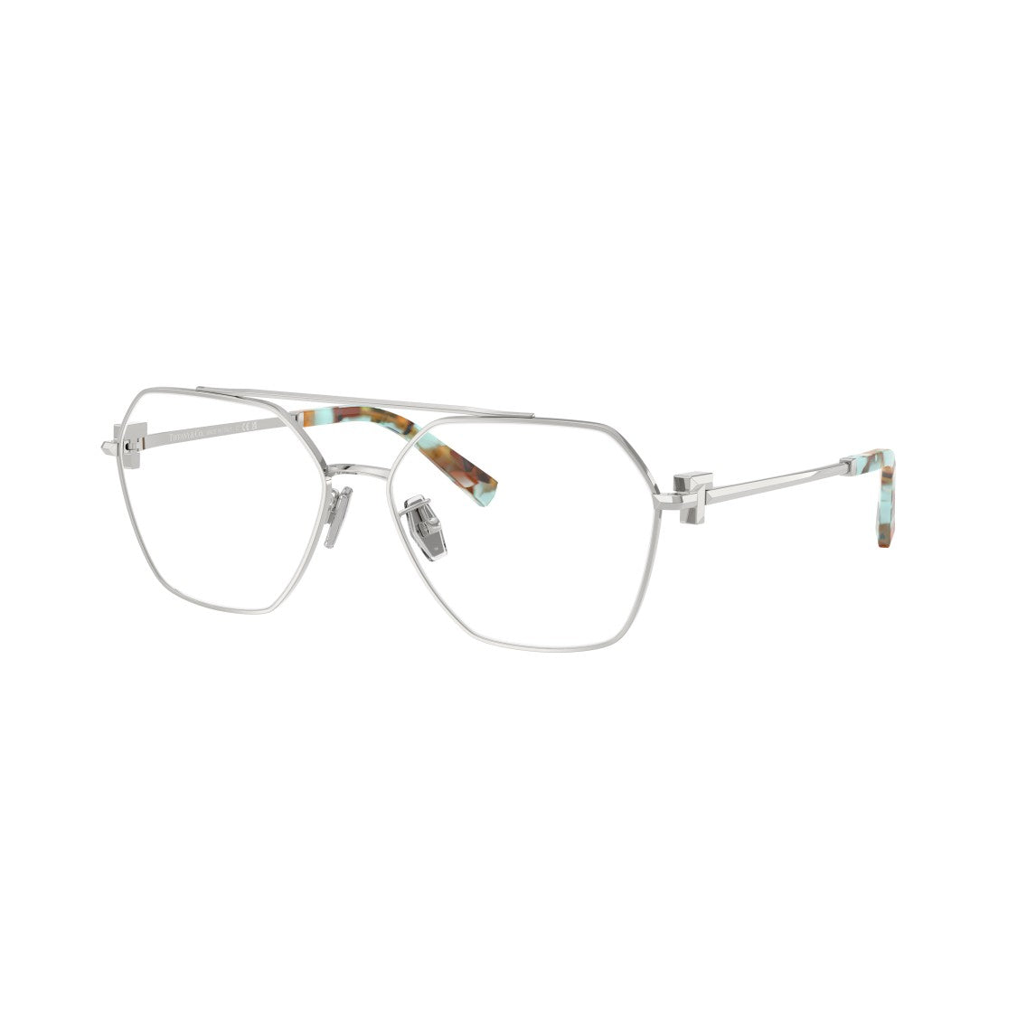 Tiffany & Co. 0Tf1169 Geometric Steel Frame Eyeglasses