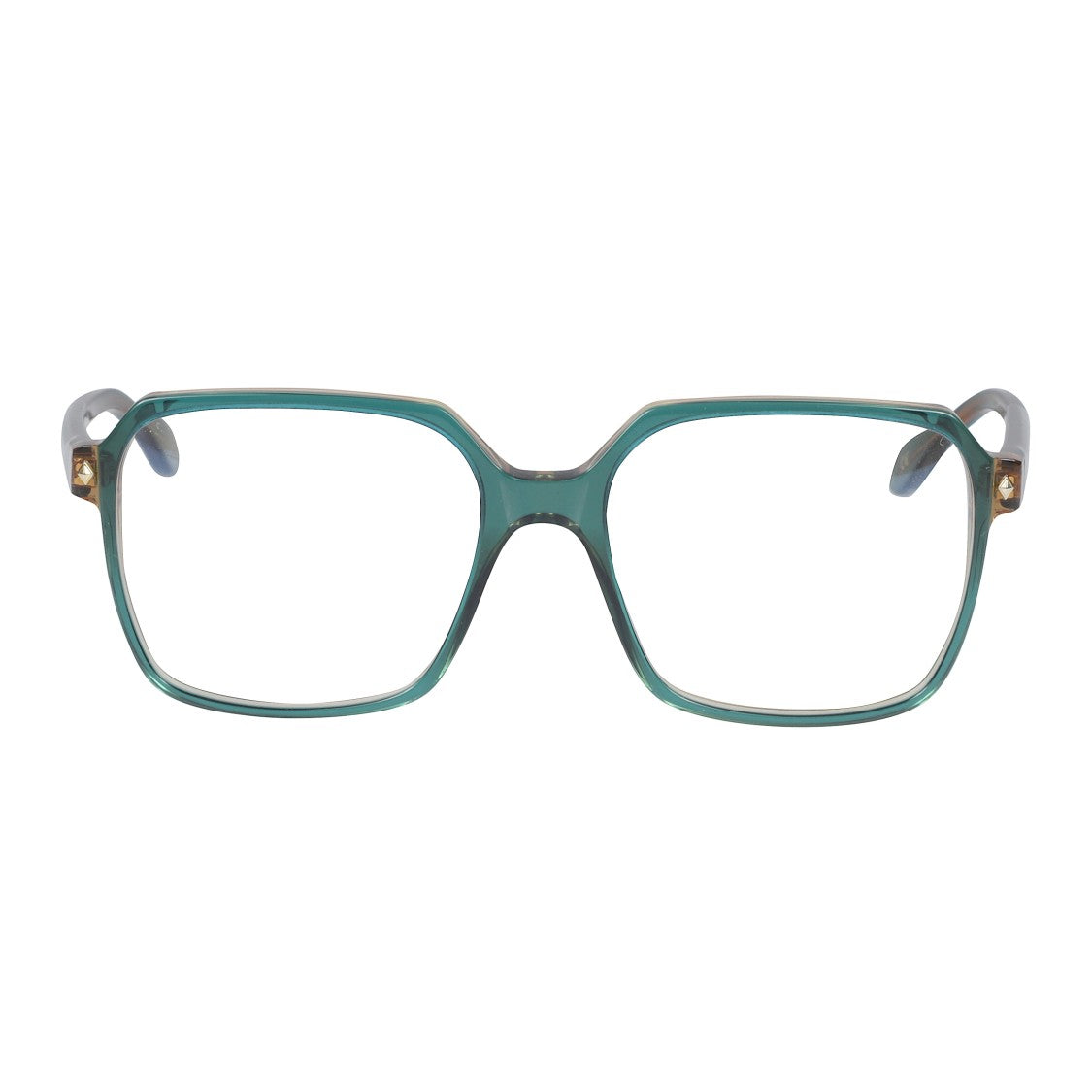 Kador Lisa Glamour/N Translucent Teal Square Frame Sunglasses