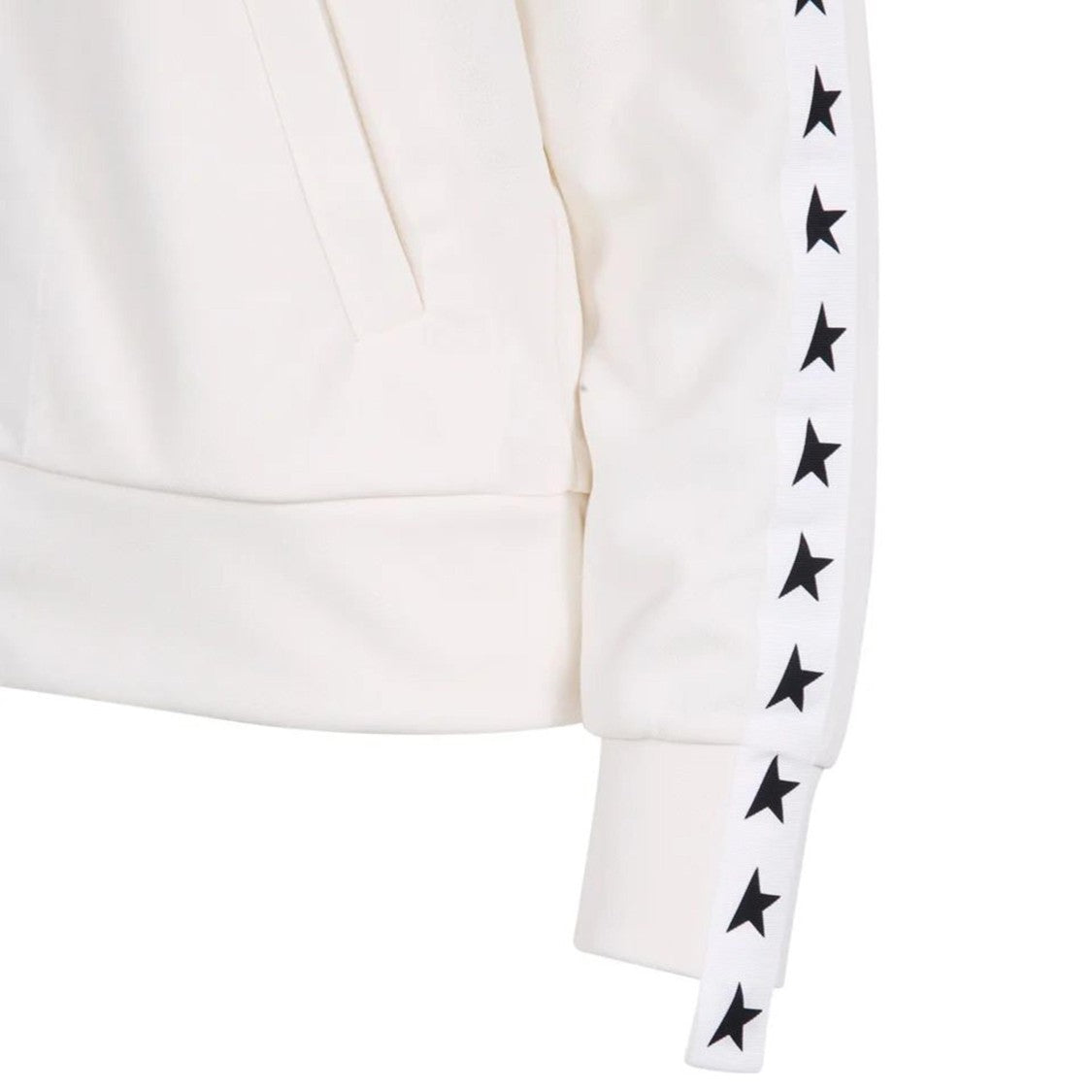 Golden Goose Zipped Track Jacket With Star-Patterned Accents
