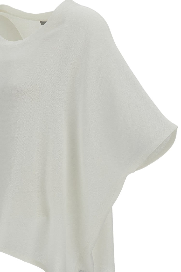 Dusan Loose Cropped Linen Top