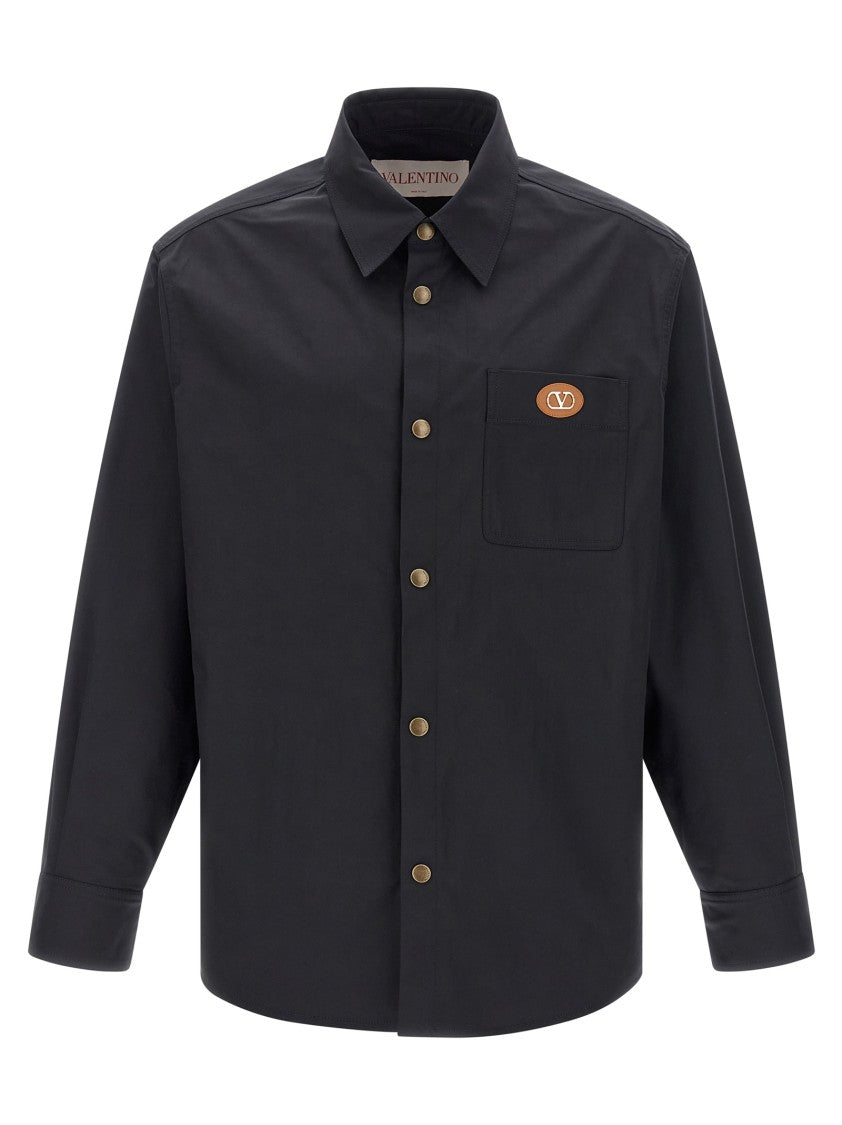 Valentino Garavani Shirt-Style Nylon Jacket
