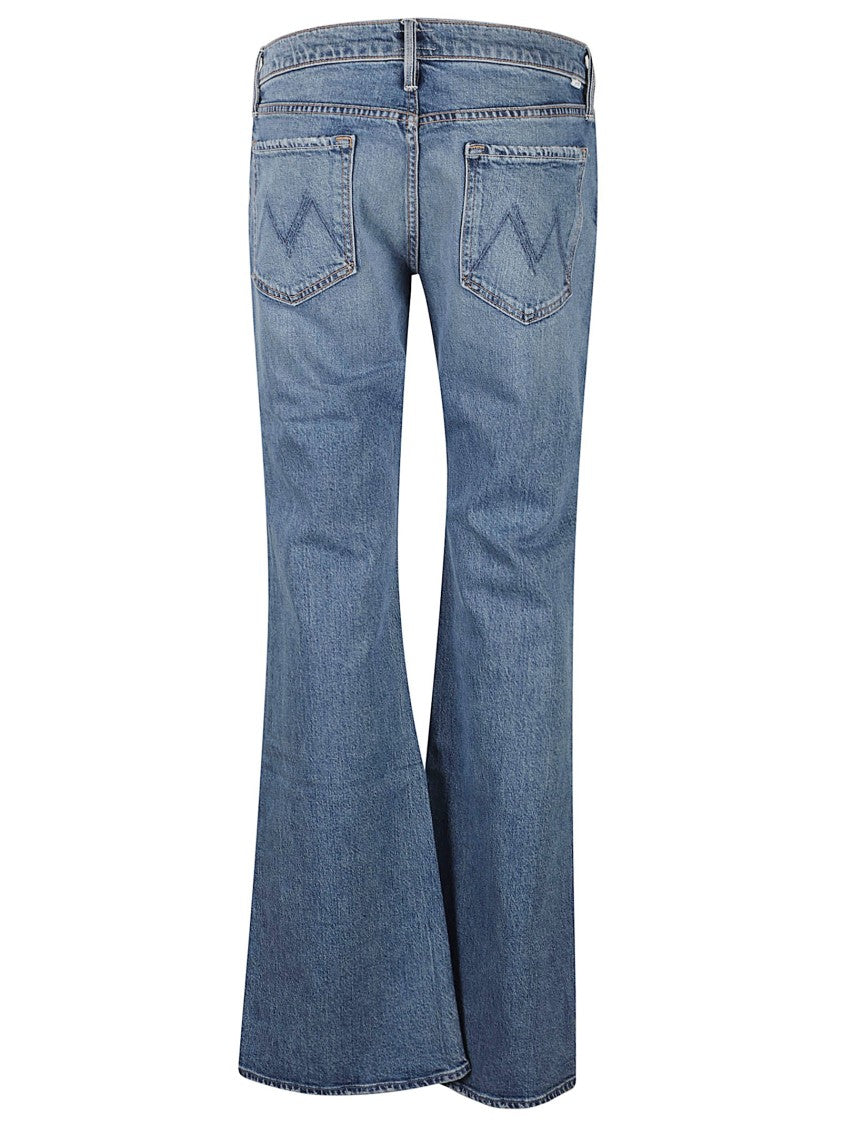 Mother High-Waisted Flared Jeans With Classic Five-Pocket Design