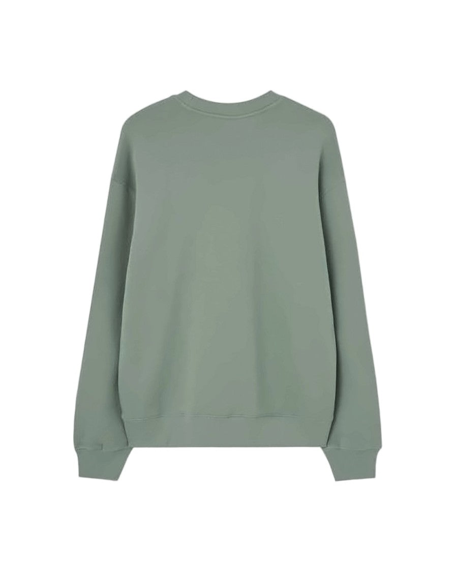 Maison Kitsuné Minimalist Long-Sleeve Cotton Sweatshirt With Subtle Logo