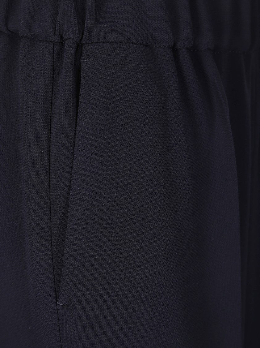 Alberto Biani Relaxed Fit Trousers With Elastic Waistband