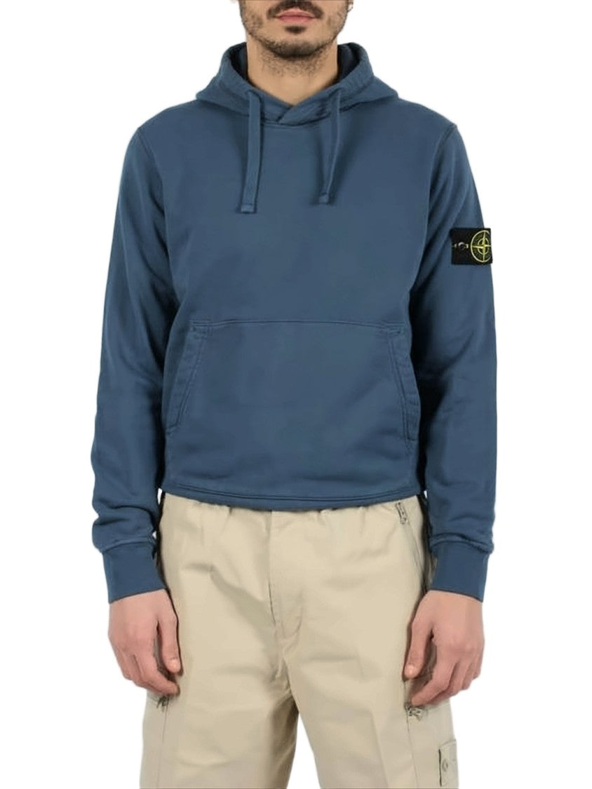Stone Island Solid Blue Hoodie