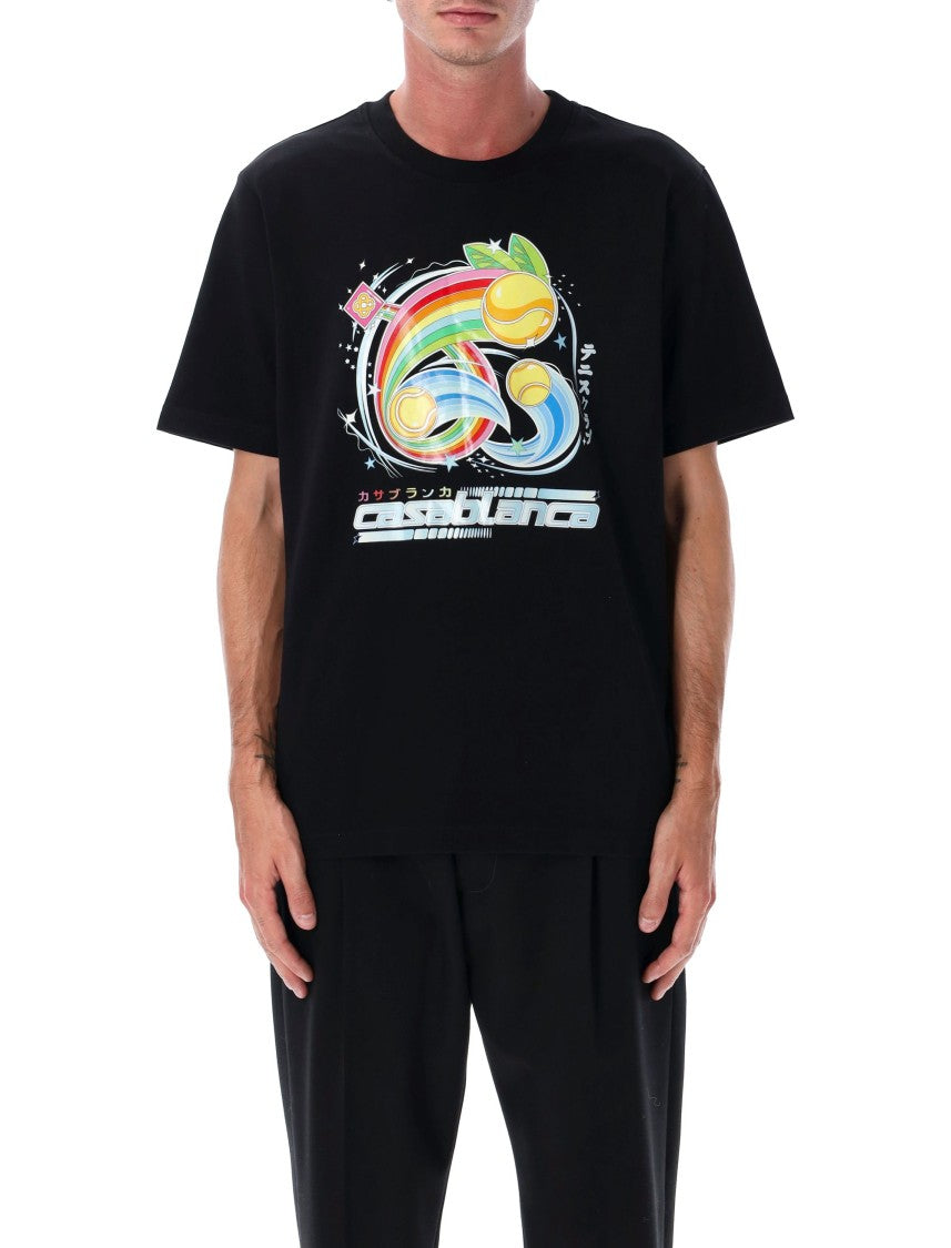 Casablanca Manga Tennis Ball Tee