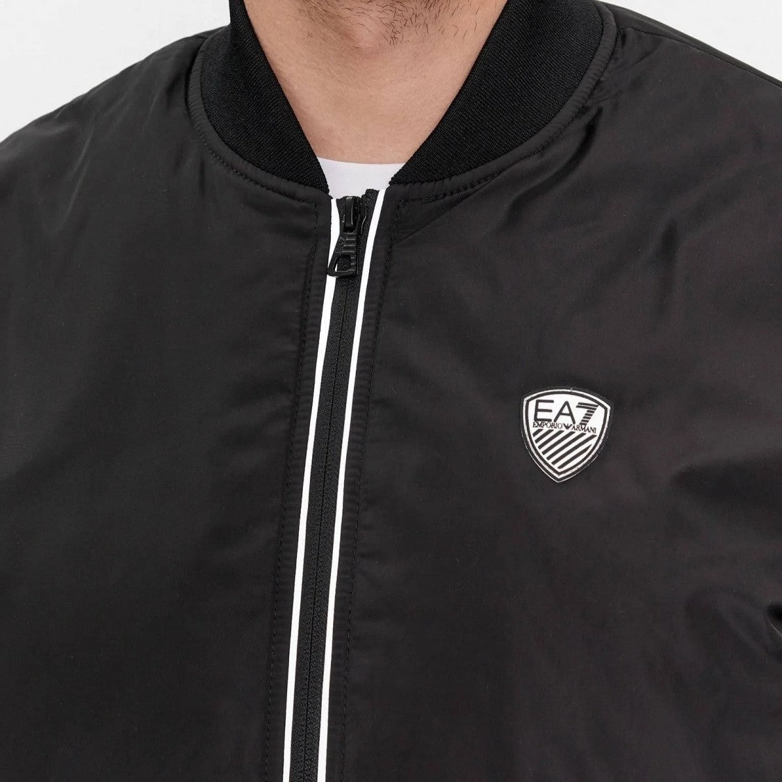 Emporio Armani Black Bomber Jacket