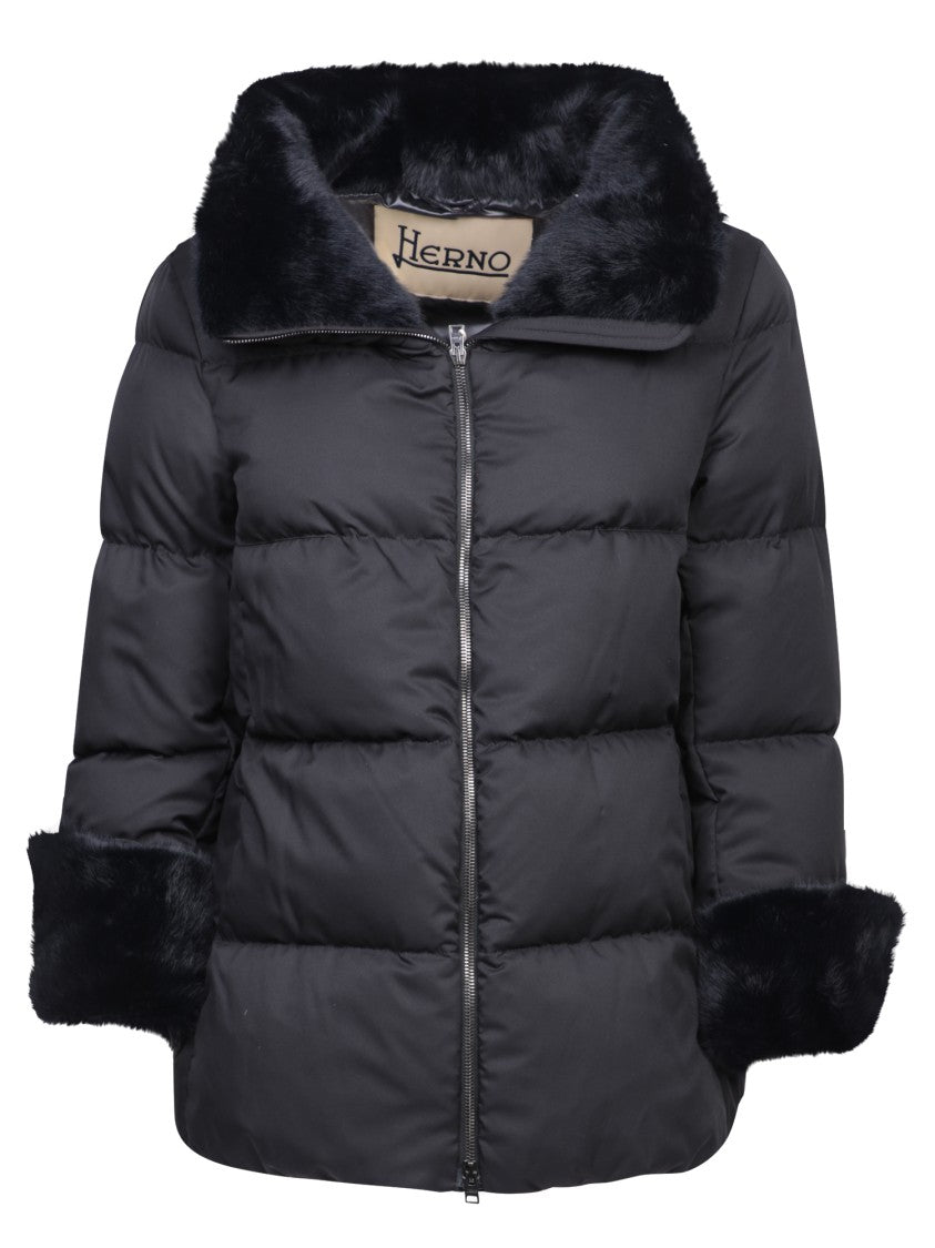 Herno Black Down Jackets