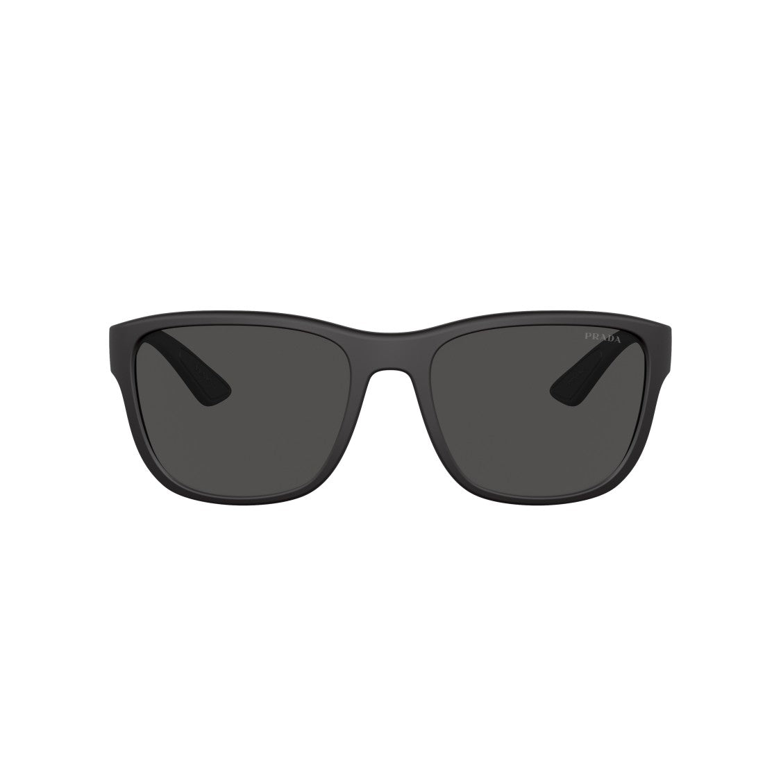 Prada Linea Rossa 0Ps 01Us Rectangular Matte Black Nylon Sunglasses