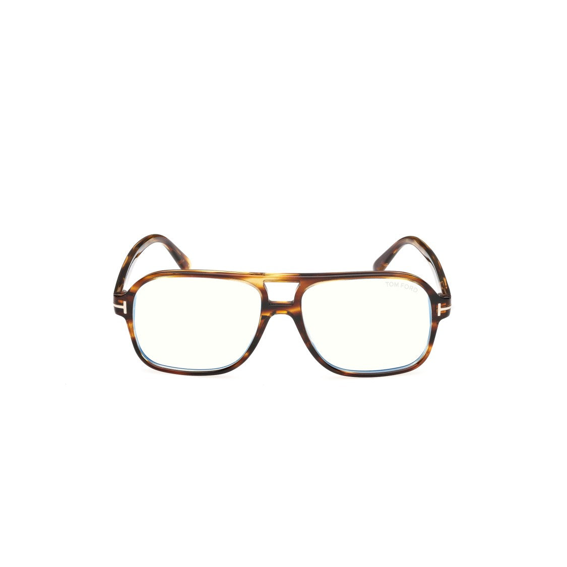 Tom Ford Ft6058-B Rectangular Tortoiseshell Frame Eyeglasses