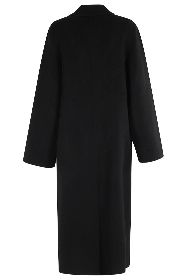 Ivy & Oak Long Black Wool Coat