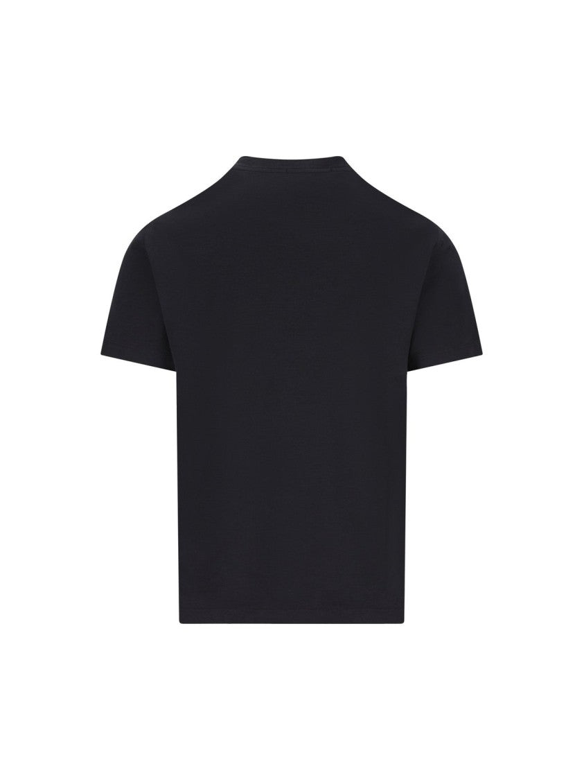 Stone Island Smooth Brown T-Shirt With Classic Cut