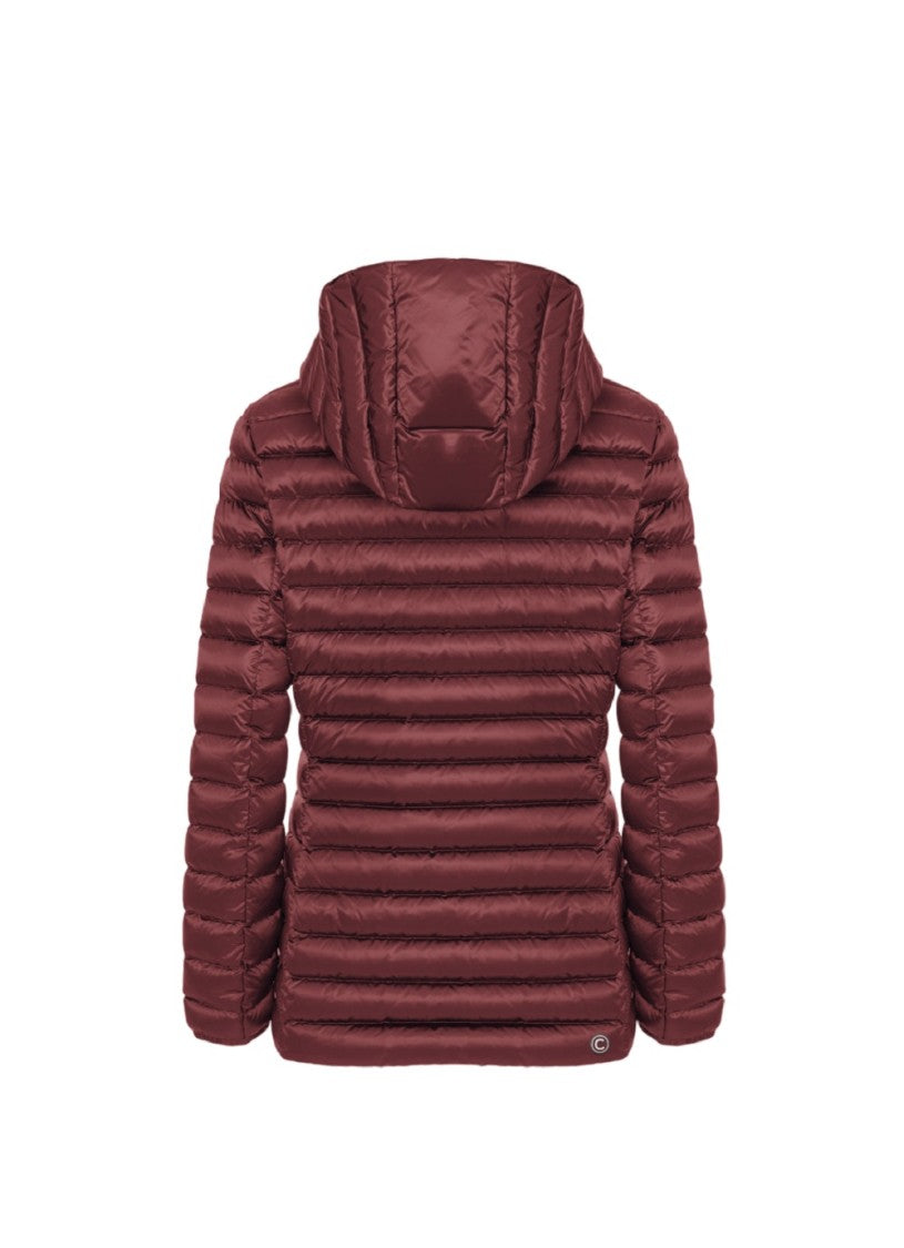 Colmar Mid-Length Iridescent Down Jacket Fixed Hood