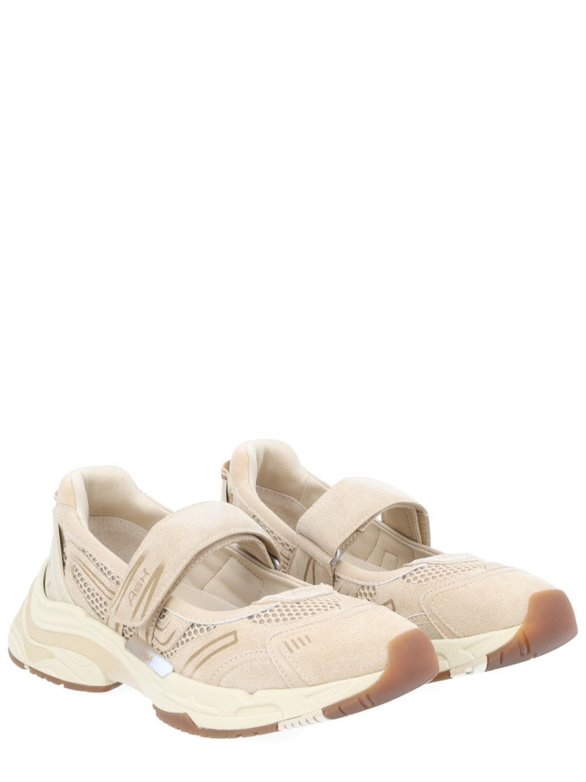 Ash Mary Jane Strap Suede Overlays Sneakers