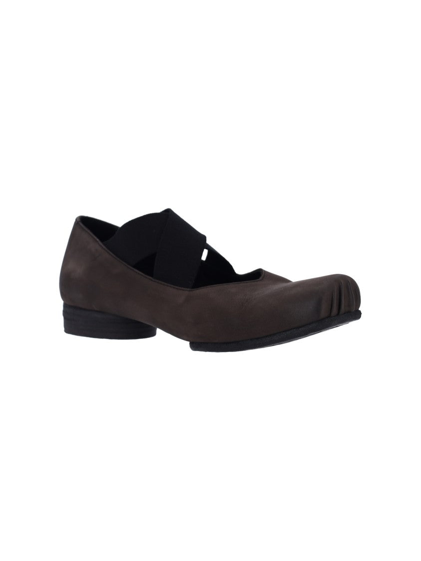 Uma Wang Heeled Ballerinas – Brown