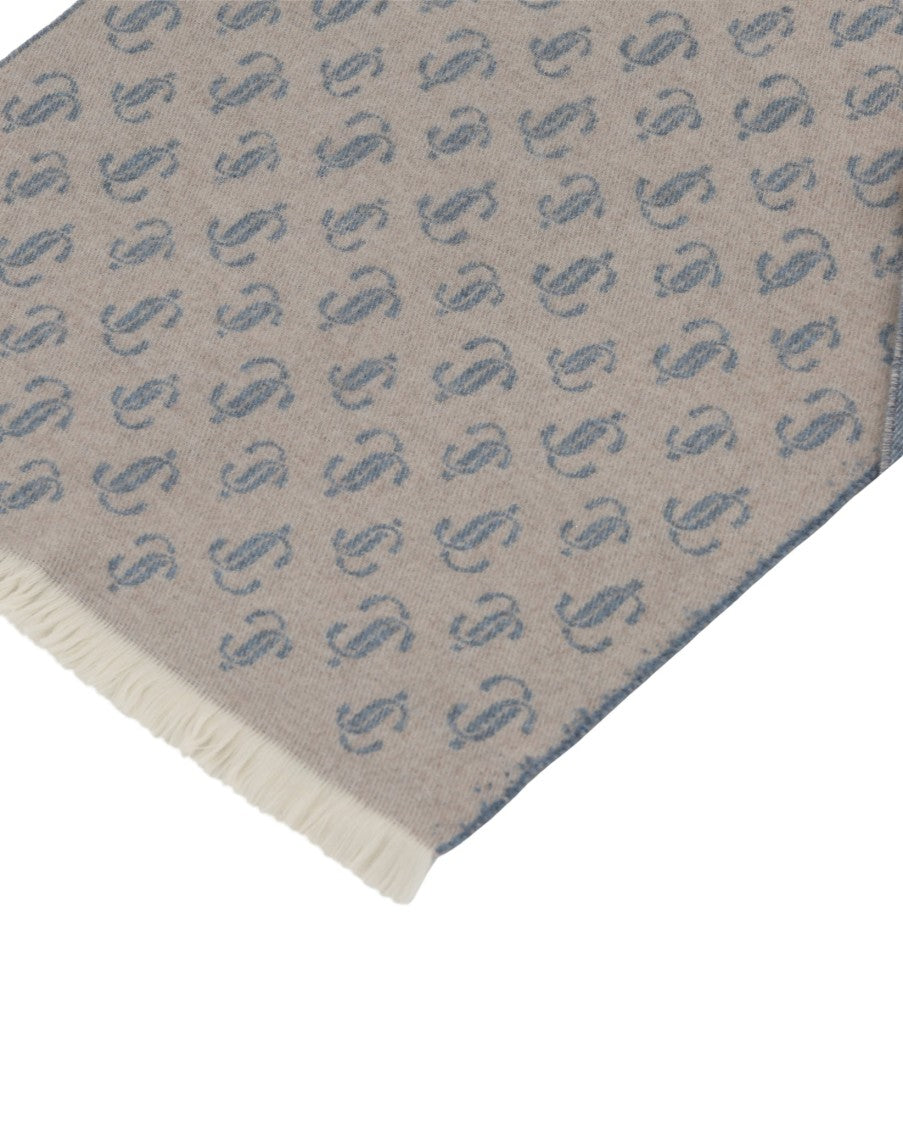 Jimmy Choo Wool Logo Scarf