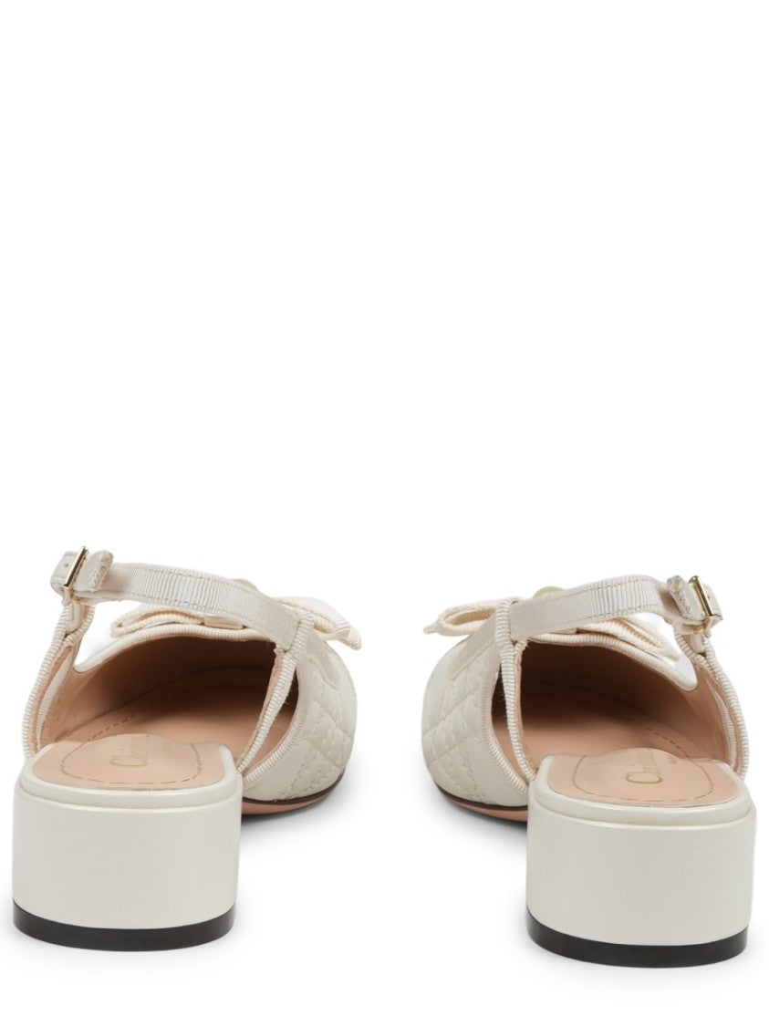 Dior Ballet Quilted Leather Slingback Pumps