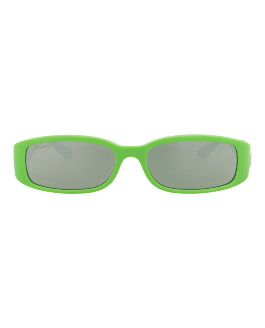 Gucci Square-Frame Injection Sunglasses
