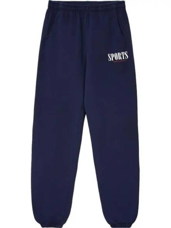 Sporty And Rich Relaxed Fit Jogger Pants With Bold Sports Graphic
