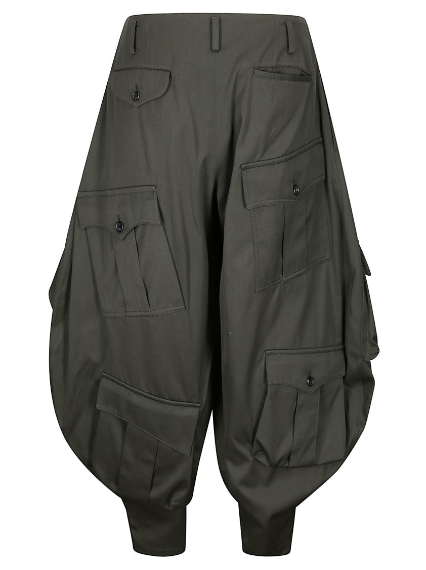 Comme Des Garçons Balloon Leg Oversized Cargo Pants Without Belt
