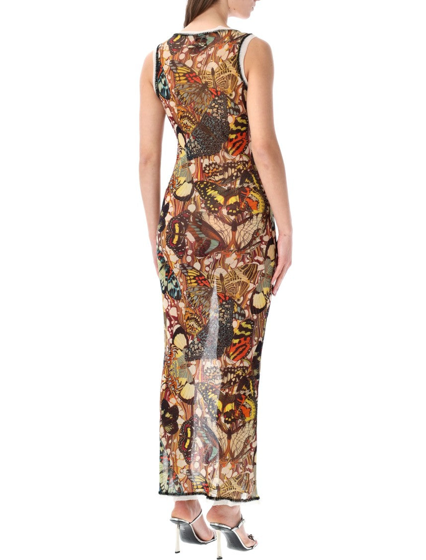 Jean Paul Gaultier Butterfly Re-Edition Long Dress