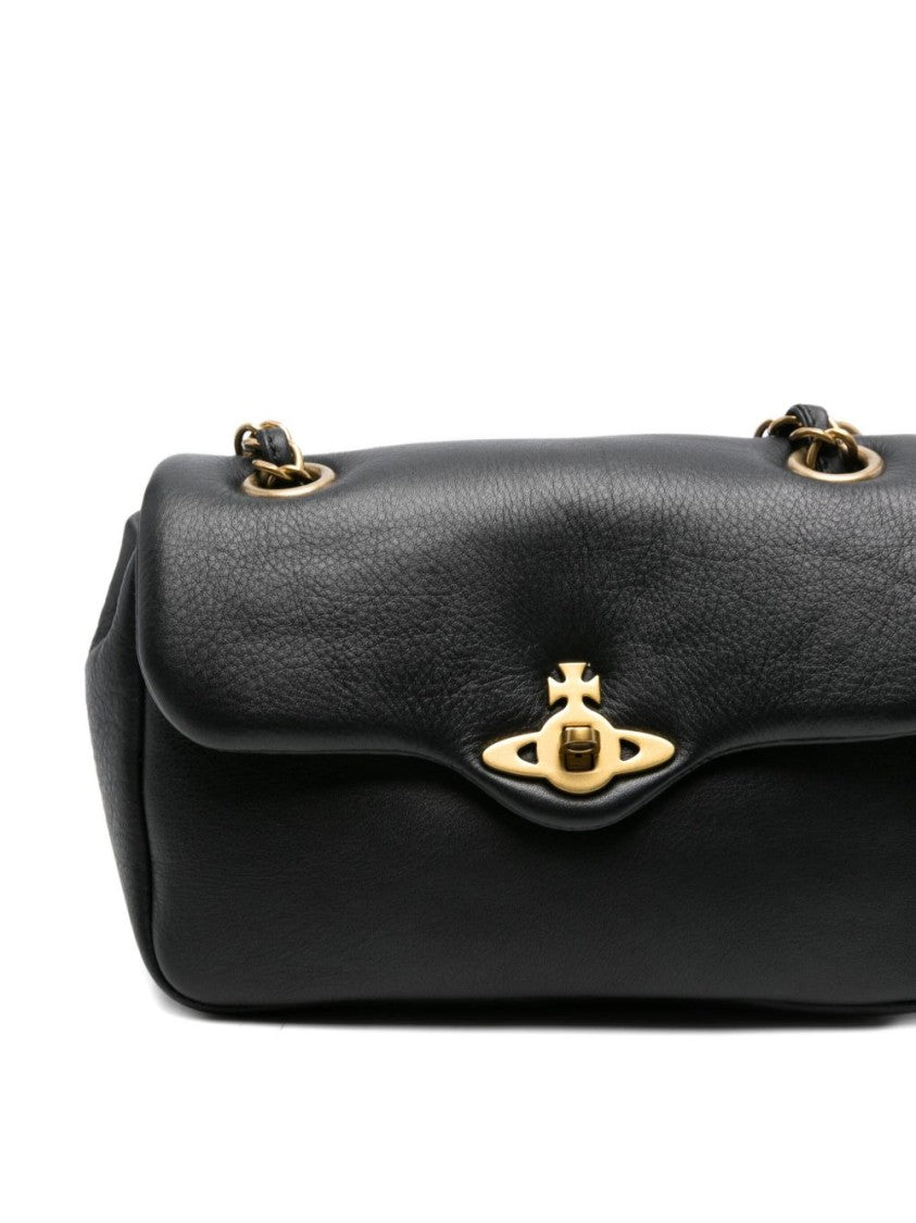 Vivienne Westwood Black Leather Bag