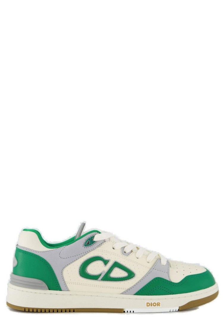 Christian Dior Low-Top Sneakers With Green Accents