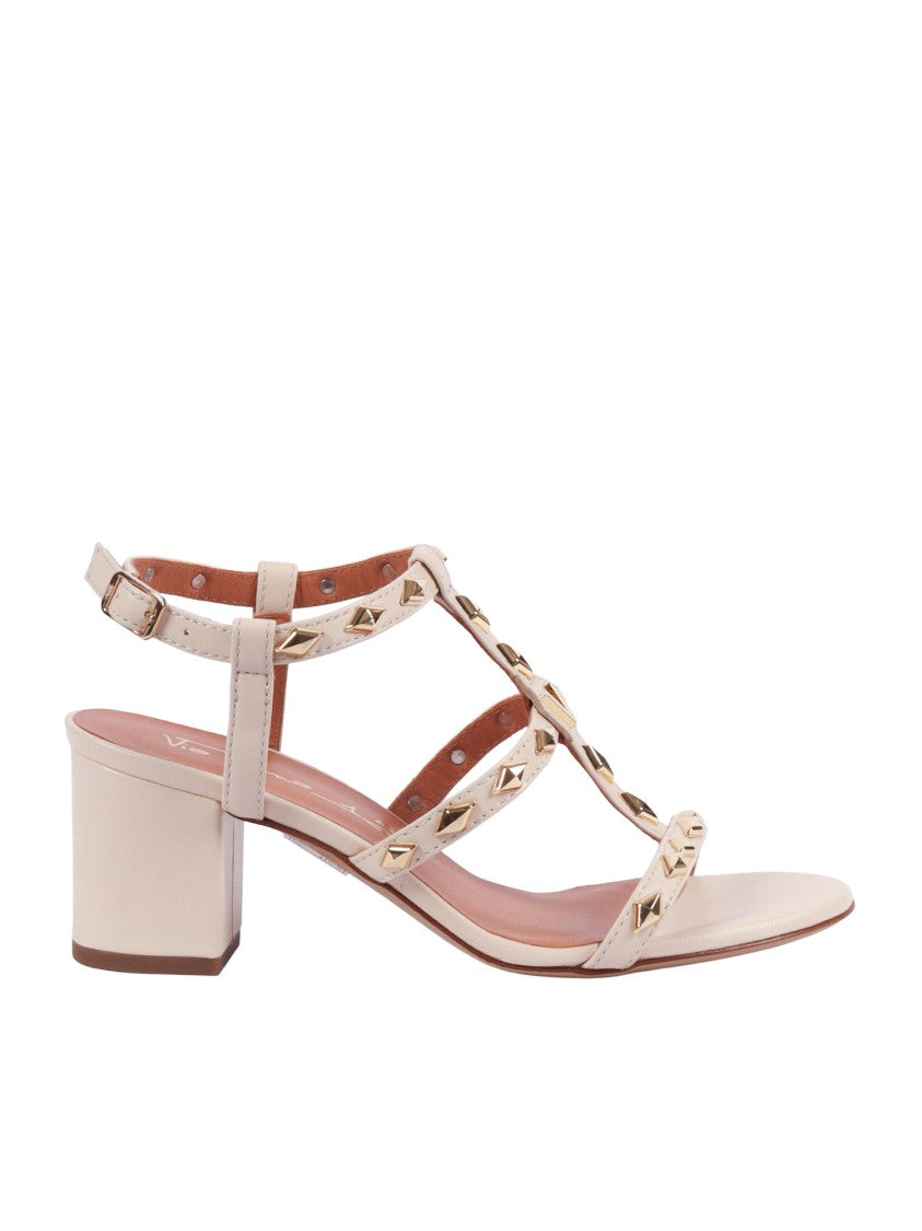 Via Roma 15 Sandal with V Studded Sandals