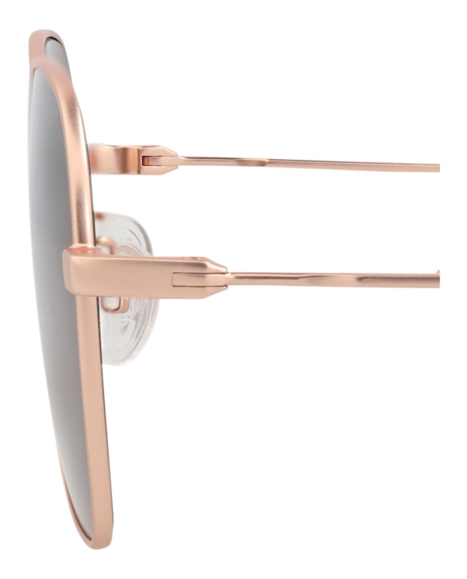 Alexander Mcqueen Square-Frame Metal Sunglasses