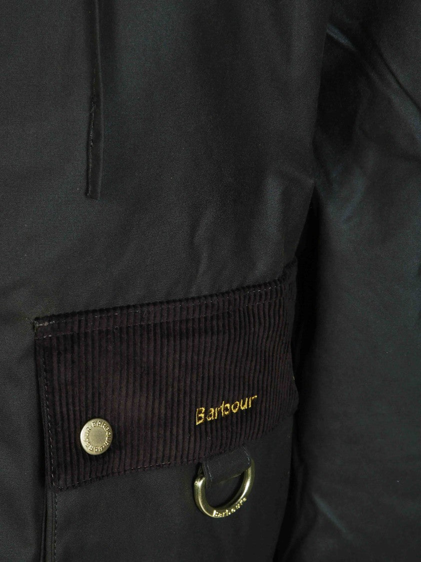 Barbour Carville Wax Jacket Boxy Cropped Waxed Jacket