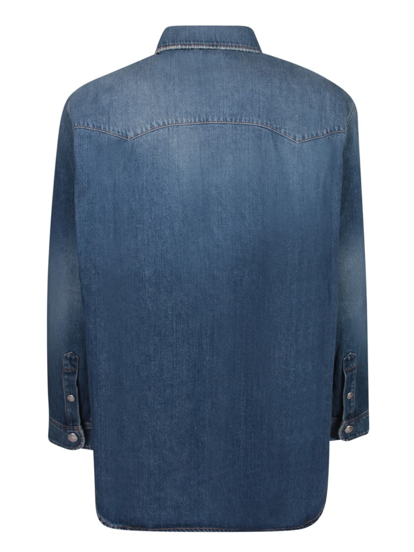 Burberry Blue Denim Shirt
